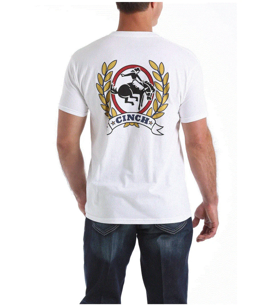 Cinch | T-Shirt | Bronc Blanc | X-Large