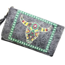 Load the image into the gallery, Wallet | Steer Skull
