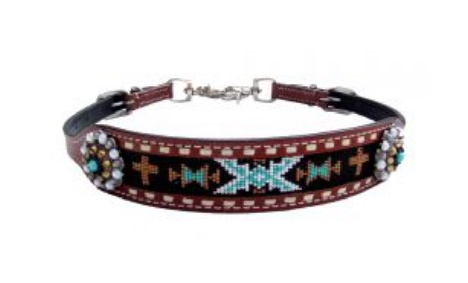 <tc>Wither Strap | Teal Navajo</tc>