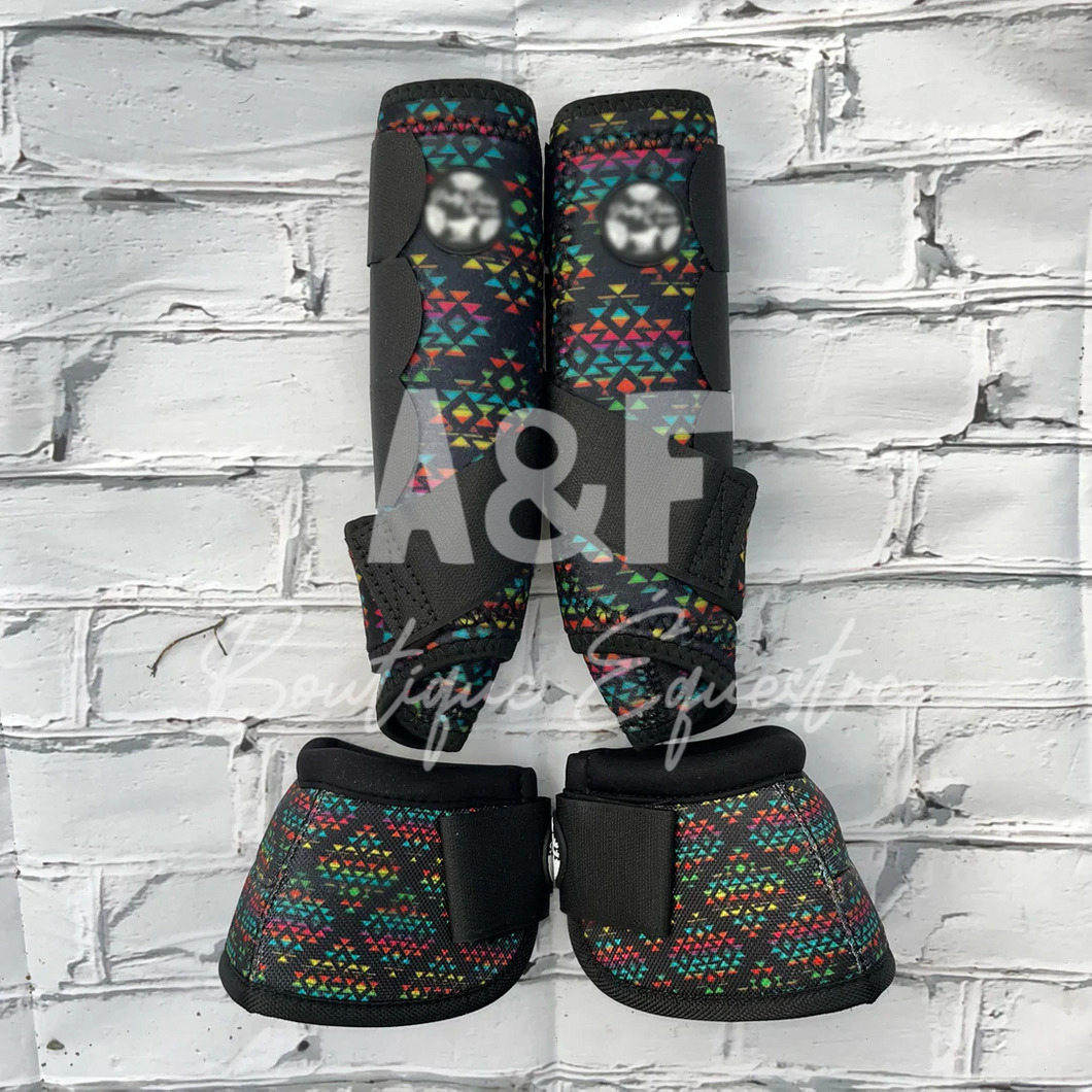 <tc>Boots and Bells | Multi-Aztec</tc>