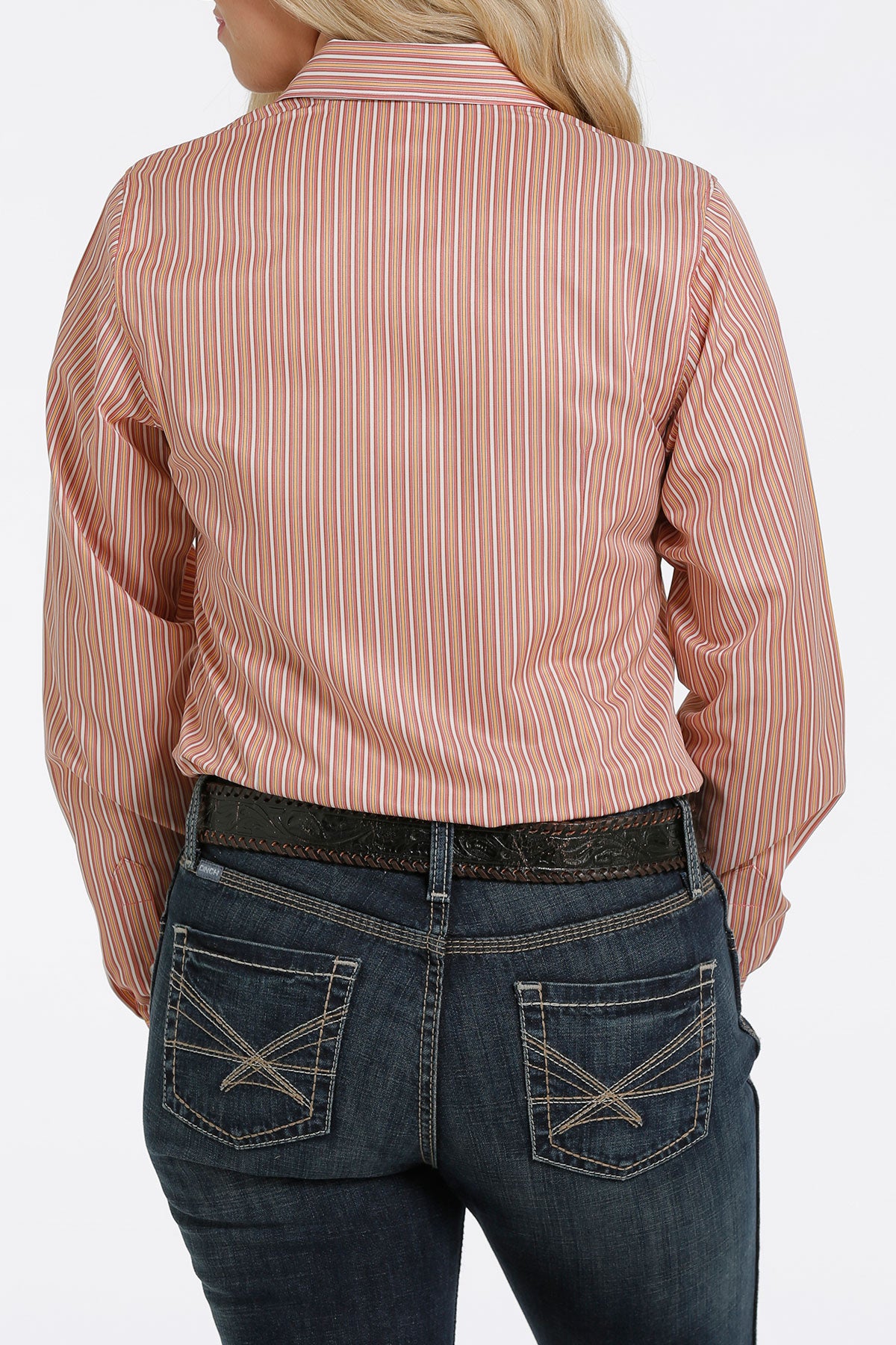 Cinch | Chemise | Tencel Orange Stripe (L, XL)