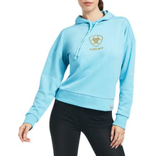 Load the image into the gallery, Ariat | Hoodie | Milky Blue
