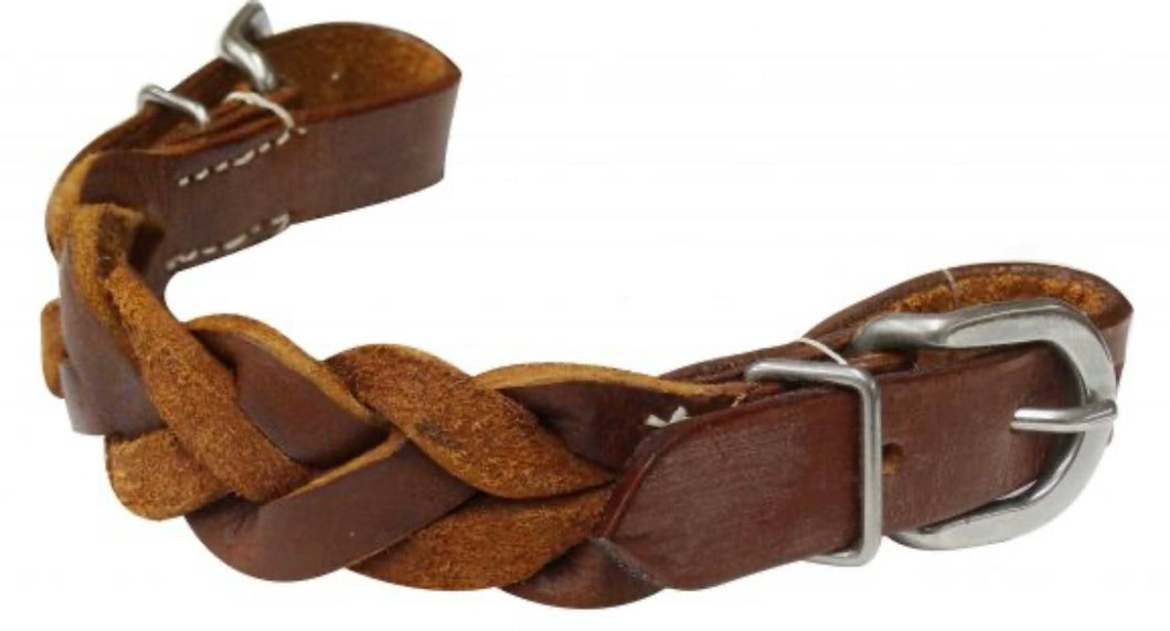 Curb Strap | Braided Leather