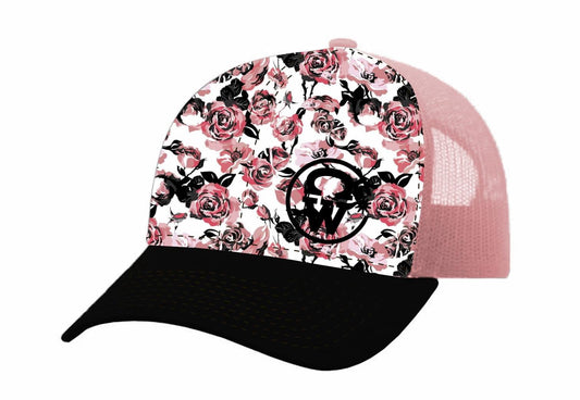 Crowellz | Casquette Ponytail | Roses Noir