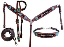 Load the image into the gallery, Tack Set | Teal Arrow
