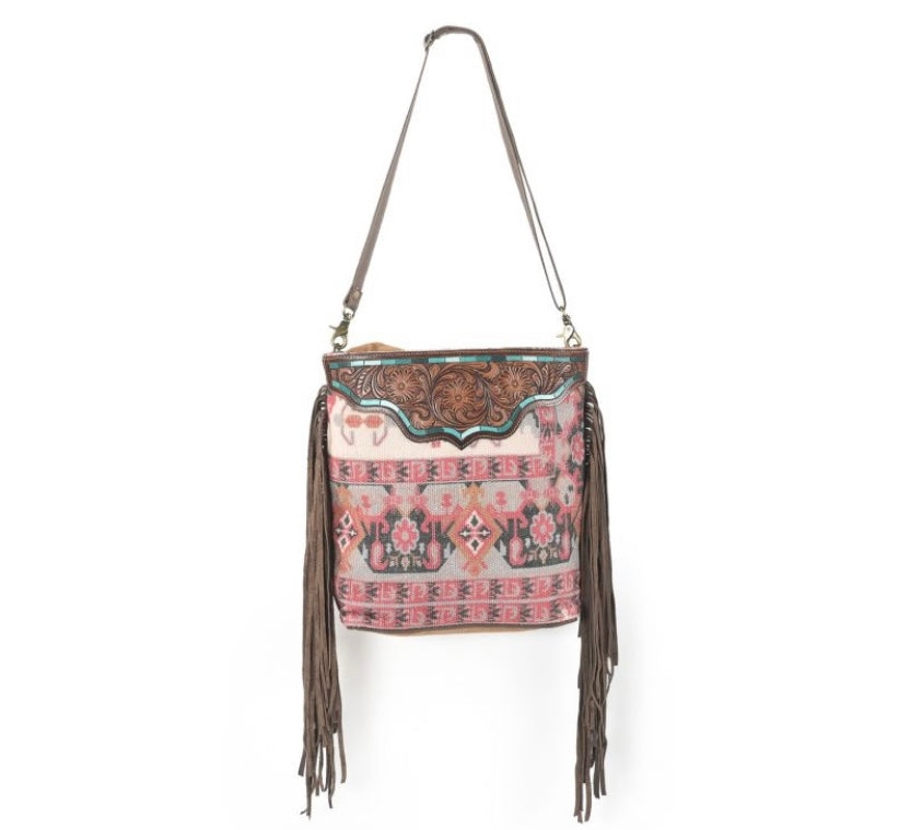 Crossbody Bag | Pink Canva