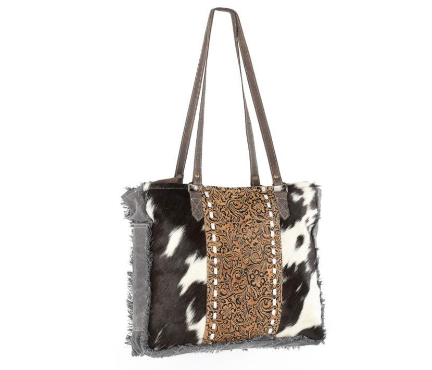 Handbag | Cowhide Tooling