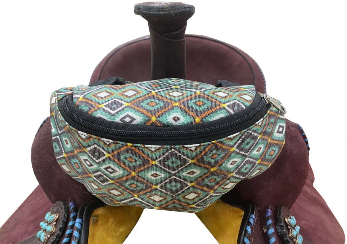 Sacoche de Pommeau | Aztec Turquoise