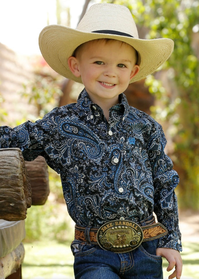 Cinch | Shirt | Navy Paisley