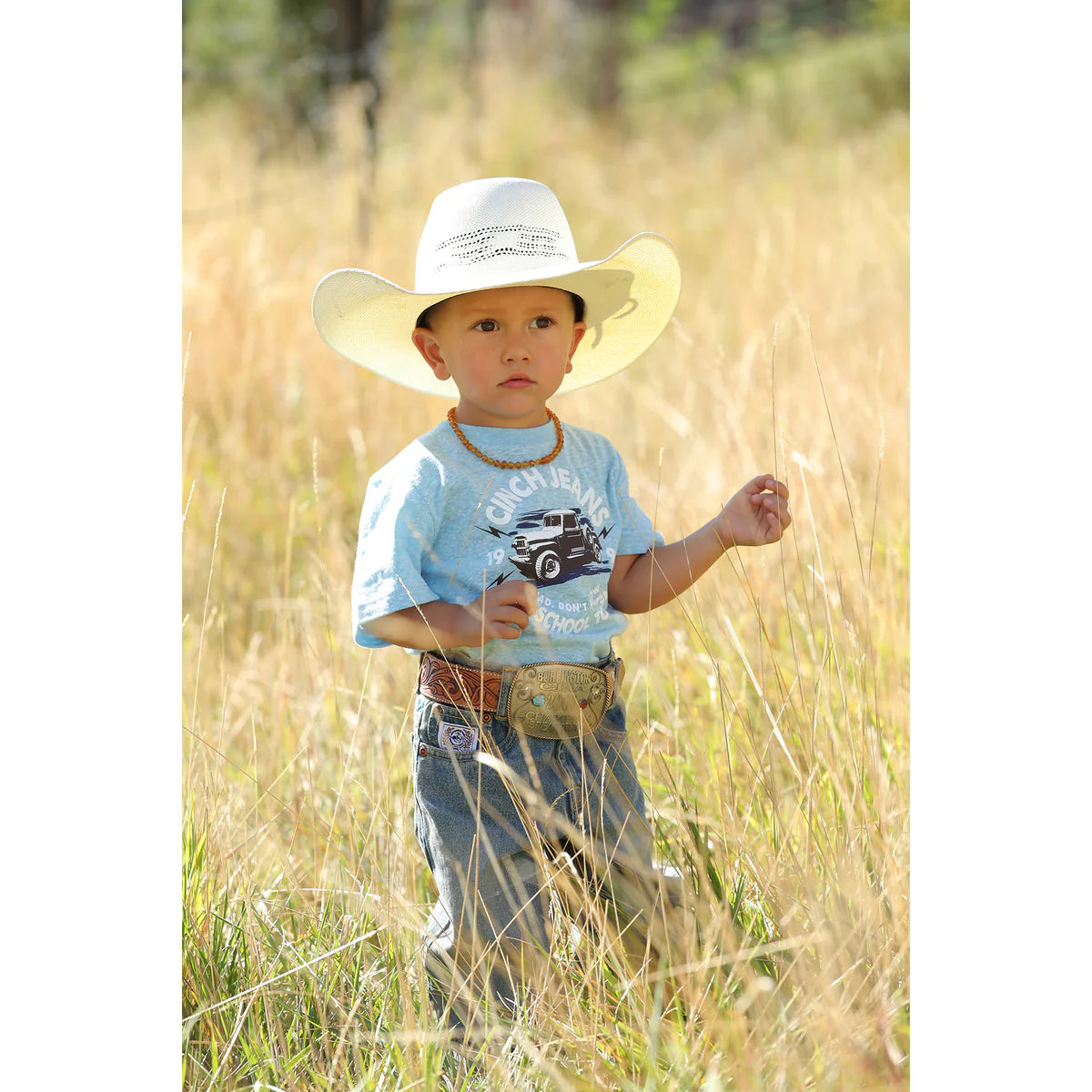 Cinch | T-Shirt | Light Blue Truck (2T & 3T)