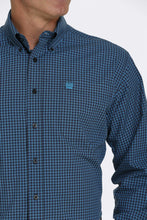 Load the image into the gallery, Cinch | Shirt | Navy Turquoise Plaid
