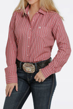 Load the image into the gallery, Cinch | Shirt | Pink Chevron
