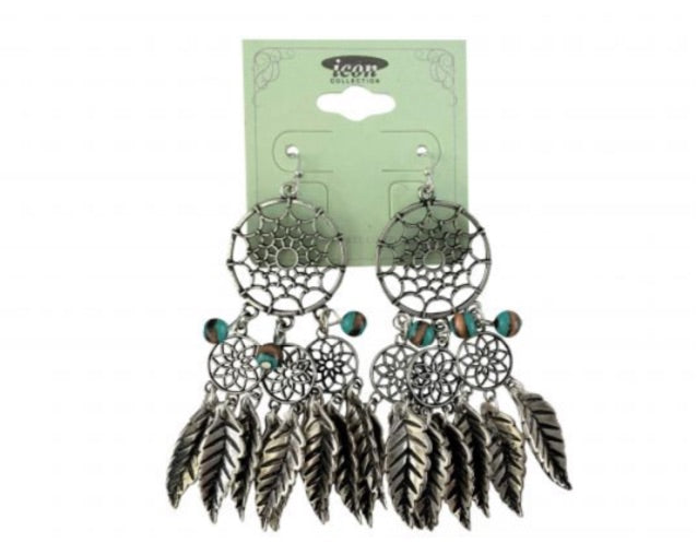 Earrings | Dream Catchers and Feathers