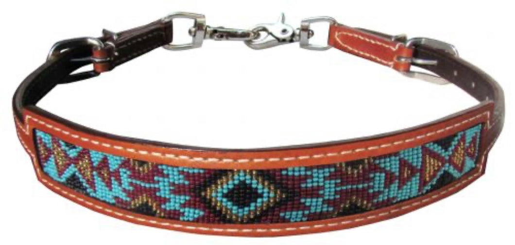 Wither Strap | Brown & Gold Navajo